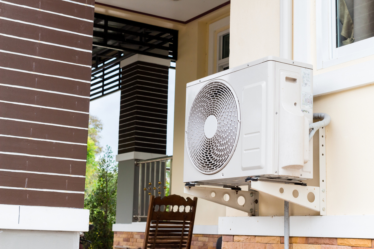 air conditioning fixed to a wall air conditioning fixed to a wall